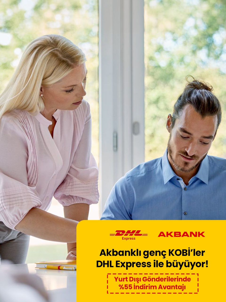 DHL Express ve Akbank, Genç KOBİ'lere Yüzde 55 İndirim Sunuyor