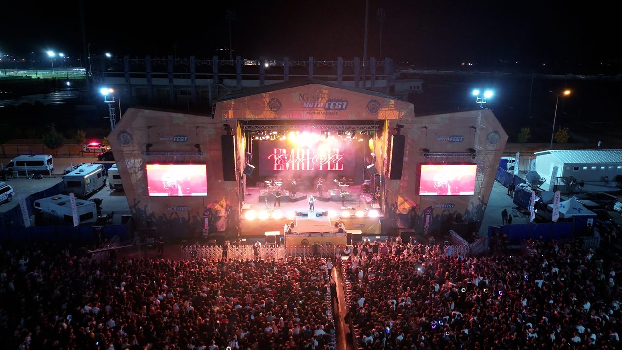 NG Afyon Motofest ilk gün müzik ve eğlenceyle başladı