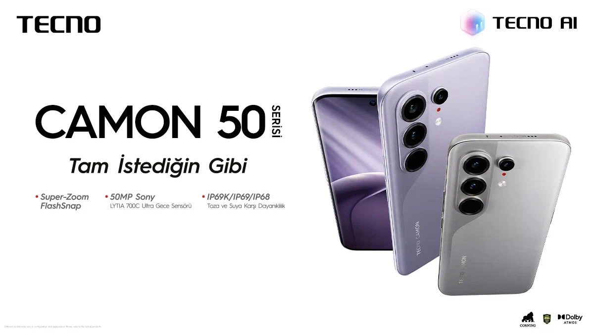 TECNO CAMON 50 Ultra 5G Türkiye'de satışa çıktı