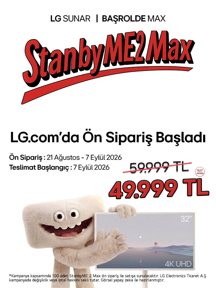 LG StanbyME 2 Max 21 Ağustos'ta Ön Siparişe Açılıyor