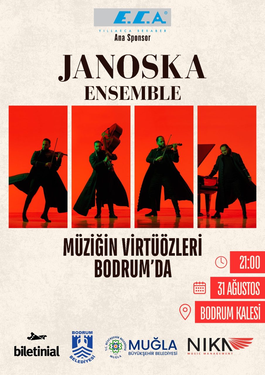 Janoska Ensemble Bodrum Kalesi'nde müzikseverlerle buluşacak