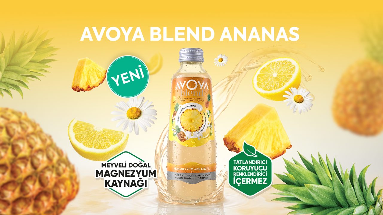 AVOYA'dan BİM'e özel yeni tat: Ananas-Limon-Papatya