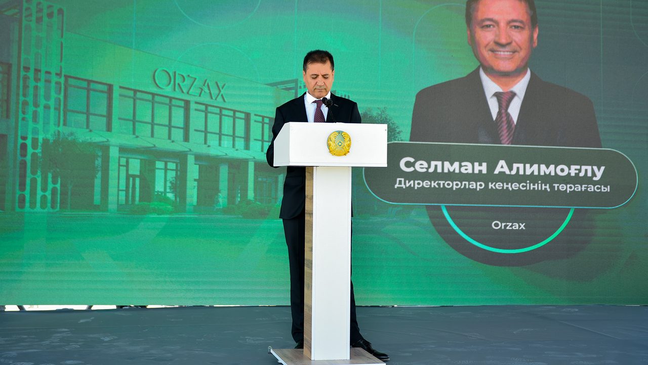 Orzax, Kazakistan'da 40 Milyonluk Üretim Tesisinin Temelini Attı