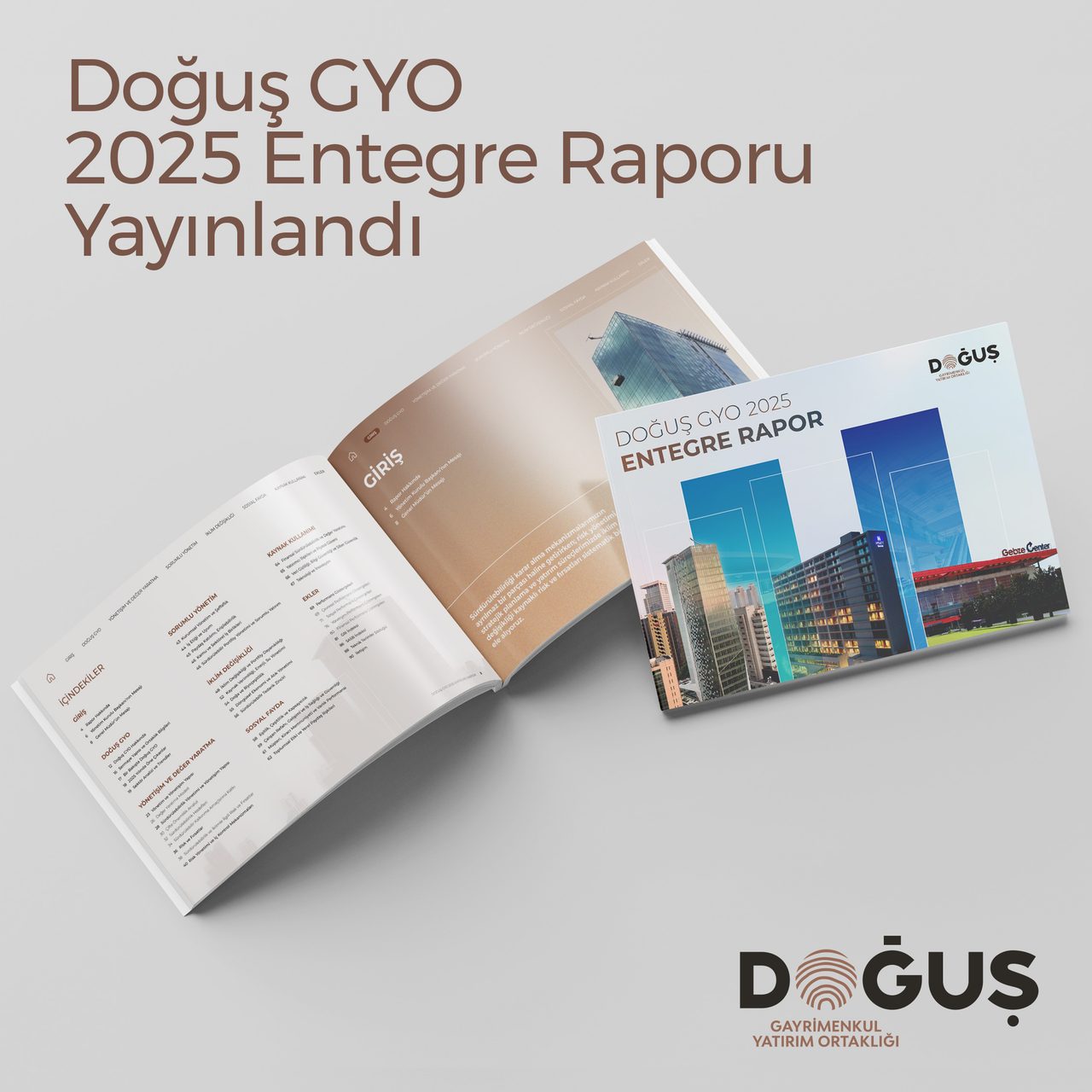 Doğuş GYO, 2025 Entegre Raporu'nu Sürdürülebilirlik Fokusüyla Yayımladı