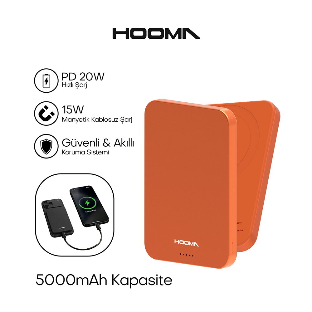 Hooma, Magpulse Serisi Manyetik Powerbank Modellerini Türkiye'de Satışa Sundu