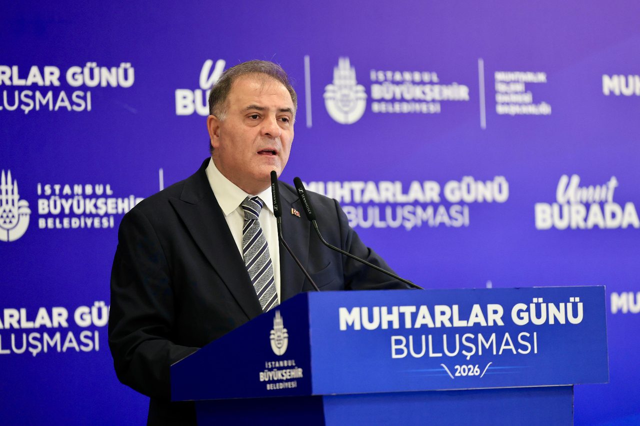İBB Başkanvekili Nuri Aslan, İstanbul'un muhtarlarıyla Muhtarlar Günü kapsamında buluştu