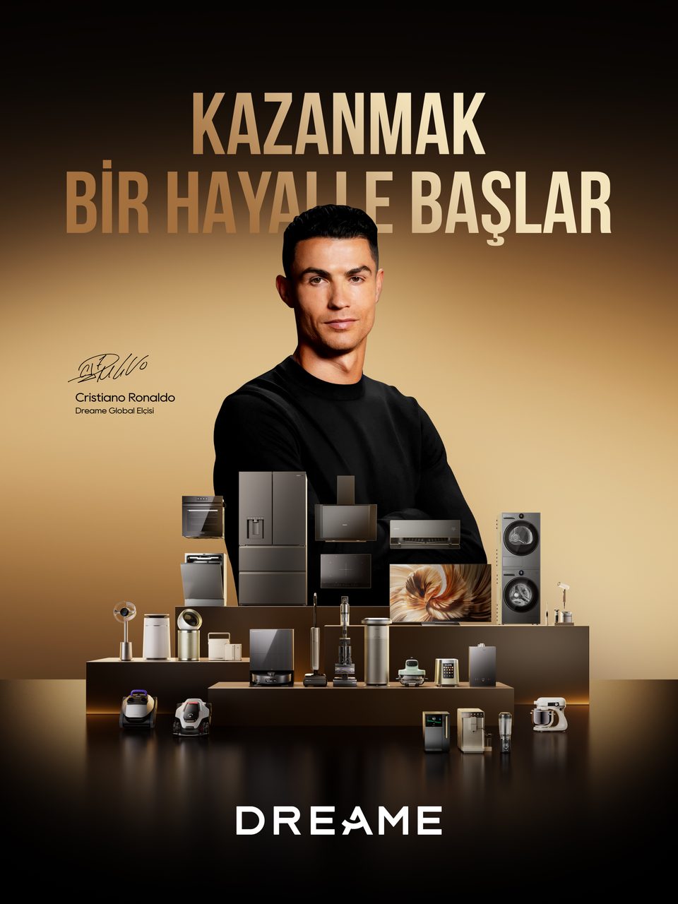 Cristiano Ronaldo, Dreame'nin Global Marka Elçisi oldu