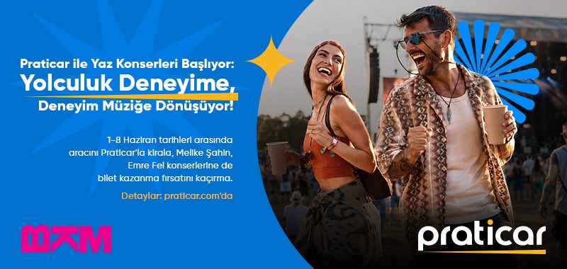 Praticar'ın Yaz Konserleri: Uzun Süreli Kiralama Yapanlara Konser Bileti Fırsatı