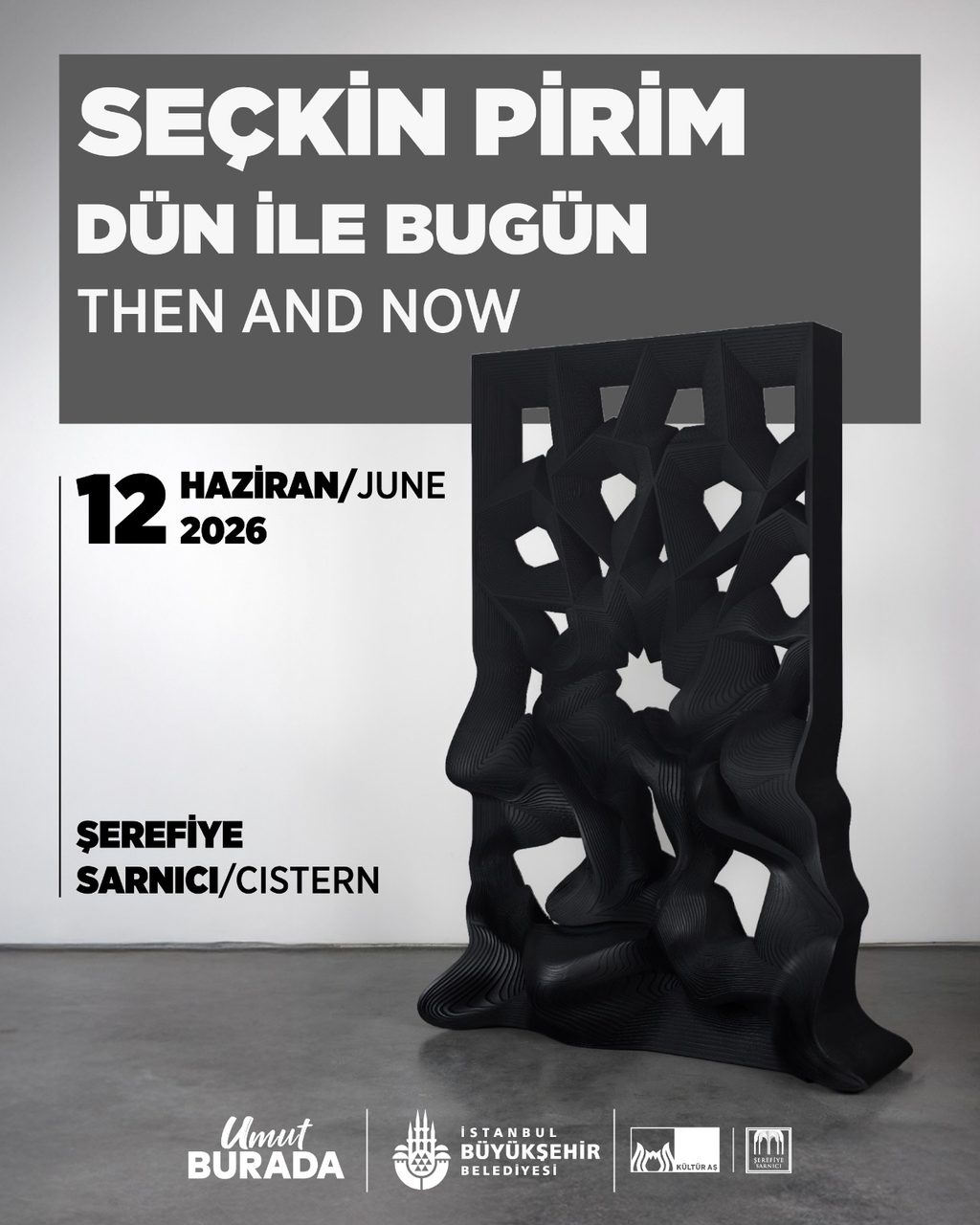 Seçkin Pirim'in "Dün ile Bugün" sergisi Şerefiye Sarnıcı'da açılıyor