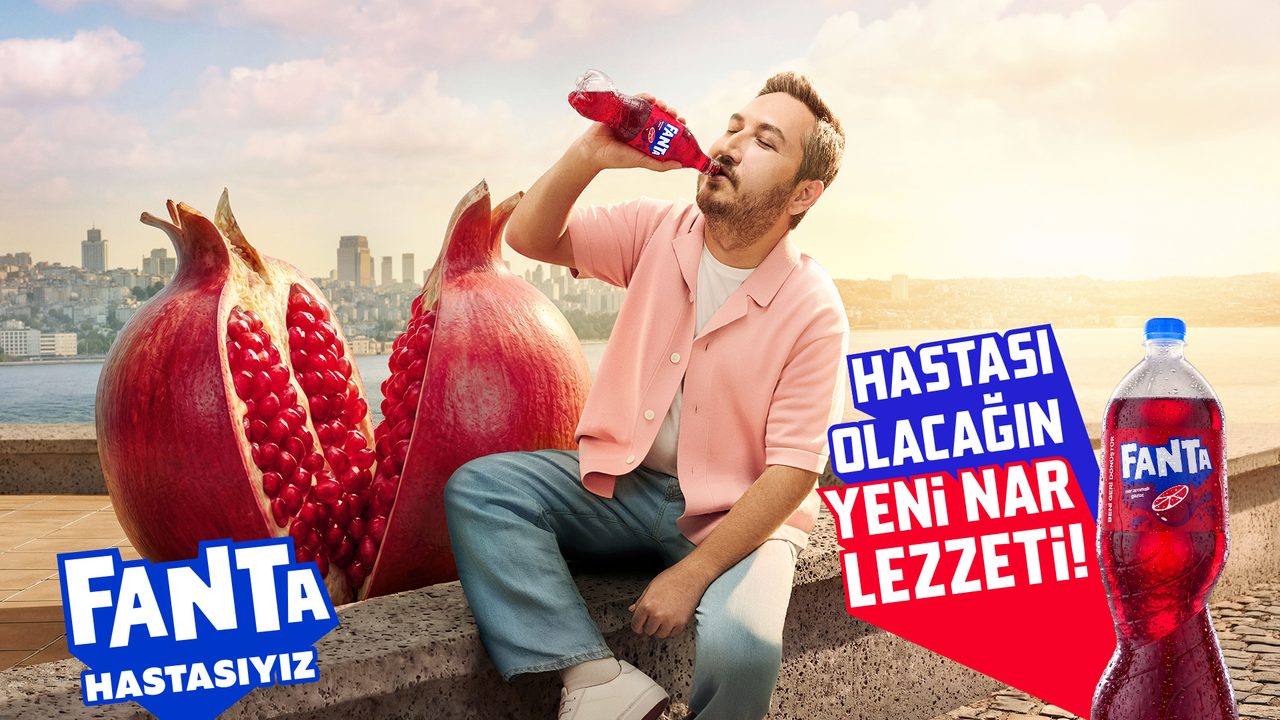 Fanta, Feyyaz Yiğit'li Kampanyasında Yeni Ürün Fanta Nar'ı Tanıttı