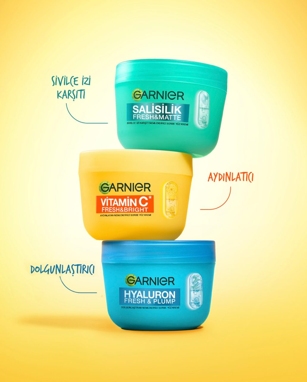 Garnier'den Yaz Aylarına Özel Hafif Nemlendirici: Sorbe Krem Serisi Piyasada