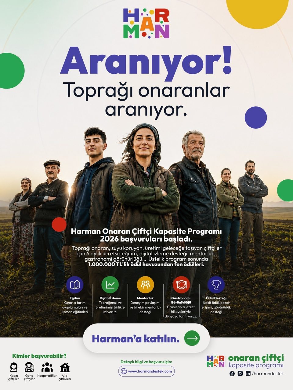 Harman, Onarıcı Tarım Yapan Çiftçileri Kapasite Programıyla Destekliyor