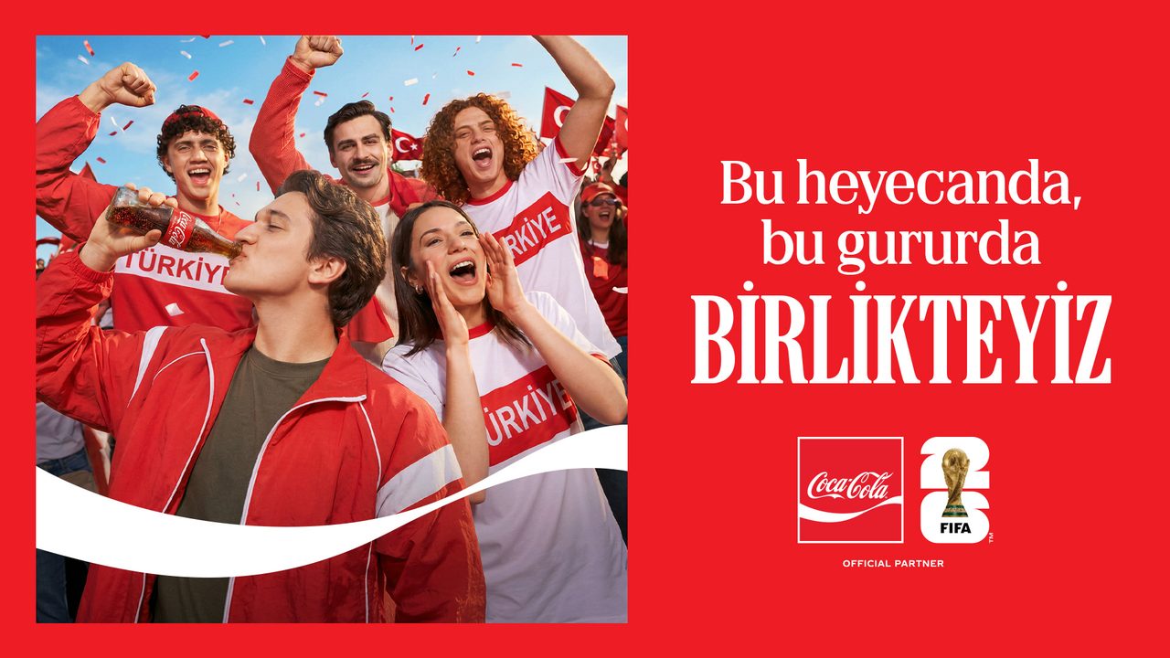 Coca-Cola, FIFA Dünya Kupası'ndaki 50 Yıllık Ortaklığını "Haydi Türkiye" Kampanyasıyla Kutluyor
