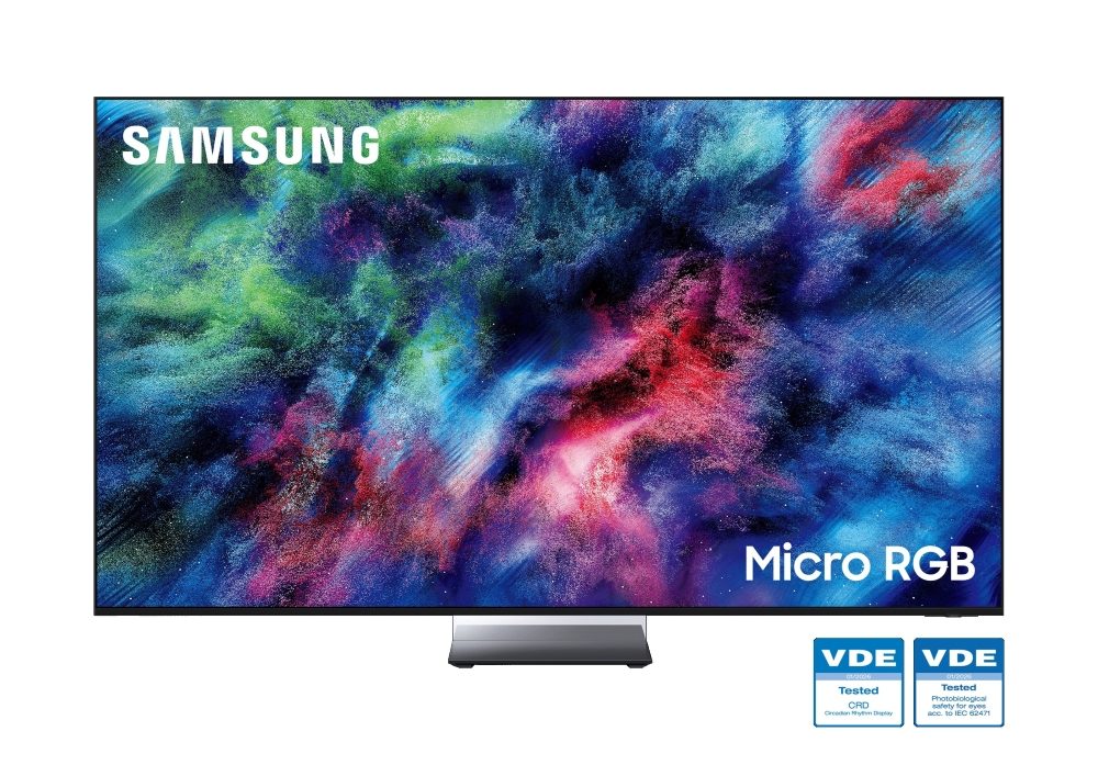 Samsung'un Micro RGB TV'si VDE'den Göz Konforu Sertifikası Aldı