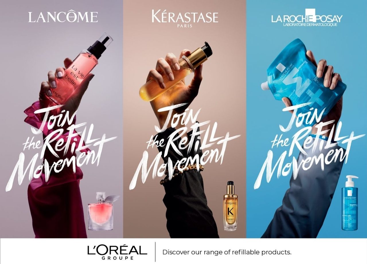 L'Oréal yeniden doldurulabilir güzellik kampanyasını genişletiyor