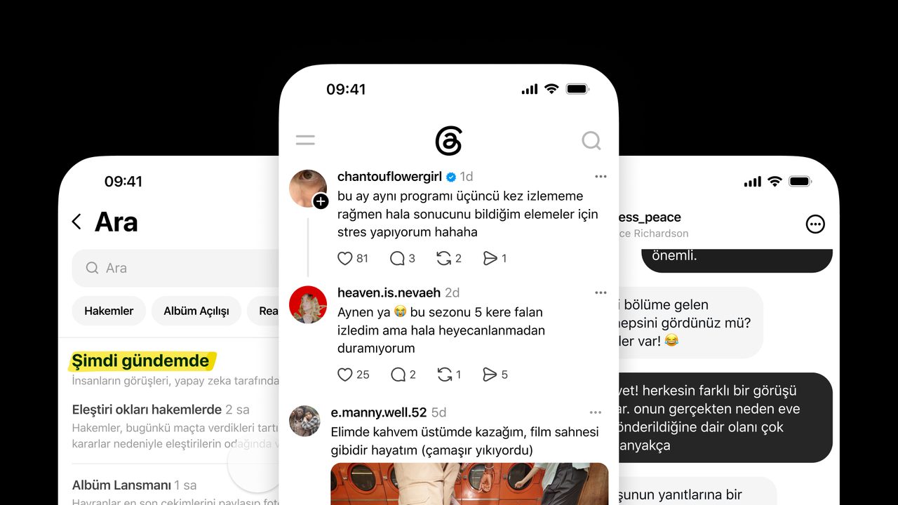 Threads Türkiye'de yeni özelliklerle hizmete başladı