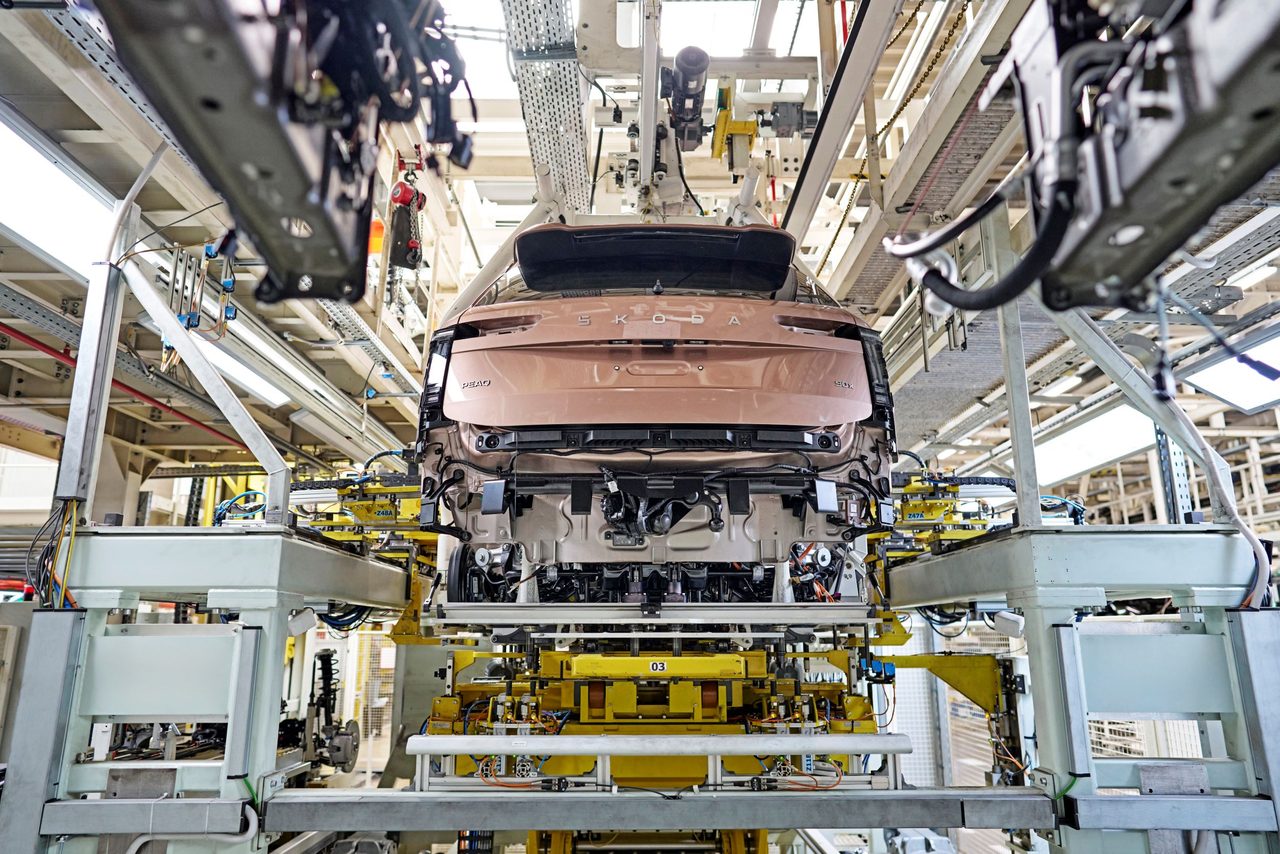 Škoda'nın Elektrikli Amiral Gemisi Peaq Seri Üretimeye Başladı
