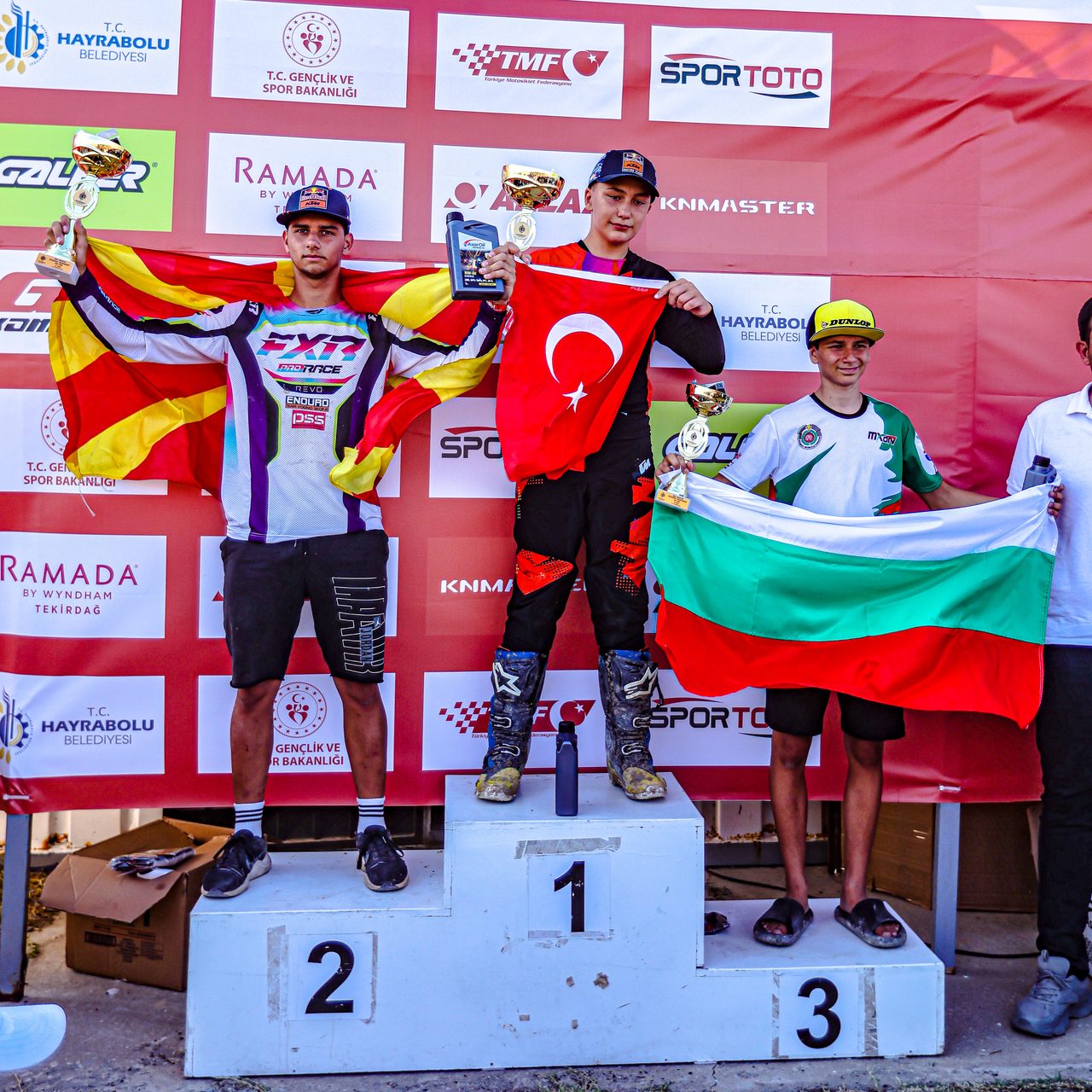 Hayrabolu Balkan motokros şampiyonasına ev sahipliği yaptı